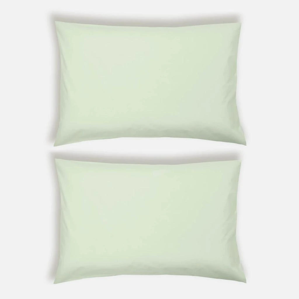 ïn home ïn home 200 Thread Count 100% Organic Cotton Pillowcase Pair - Green 1