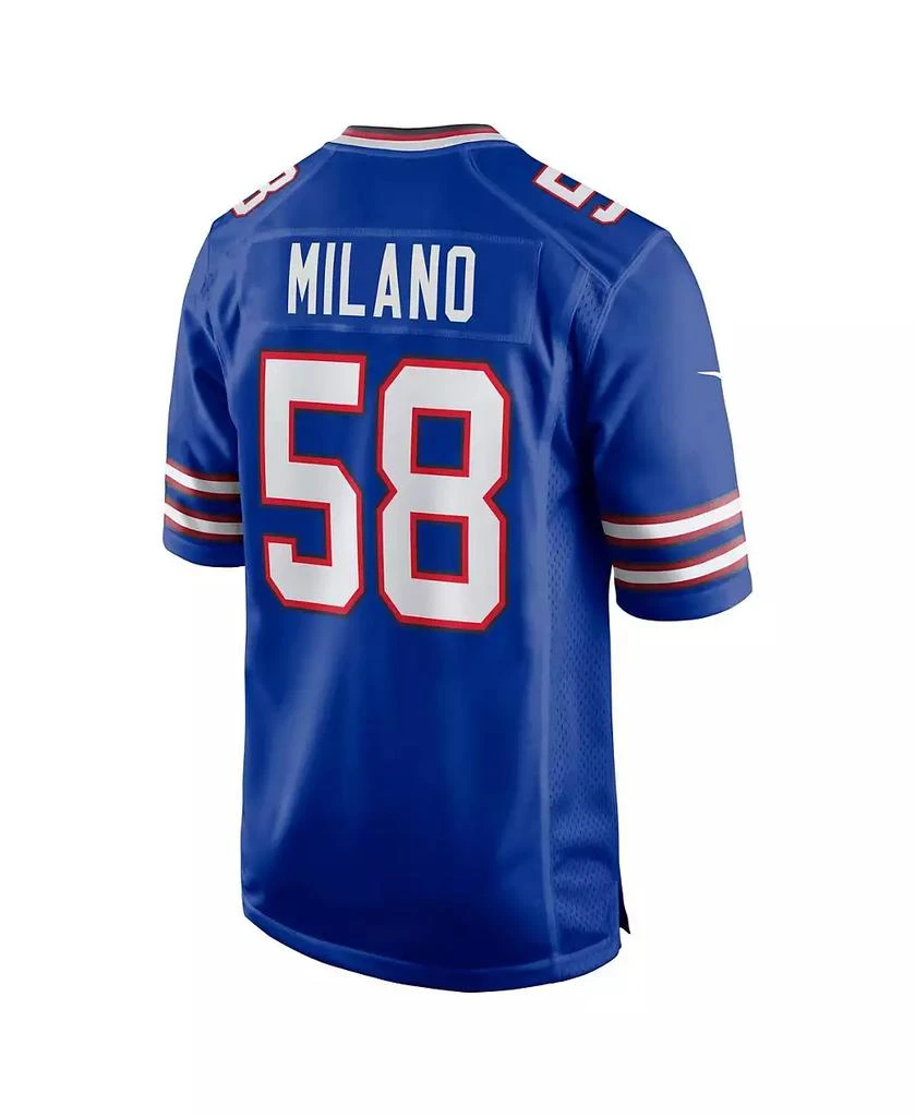 NIKE Men's Matt Milano Royal Buffalo Bills Game Player Jersey 2
