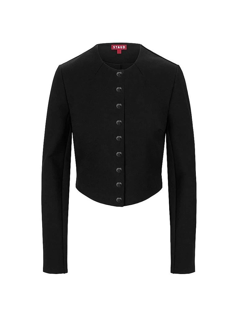 Staud Cilento Tailored Cropped Jacket 1