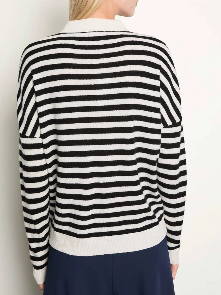 Ciao Lucia Gilma Pullover Polo Sweater In Stripe 2