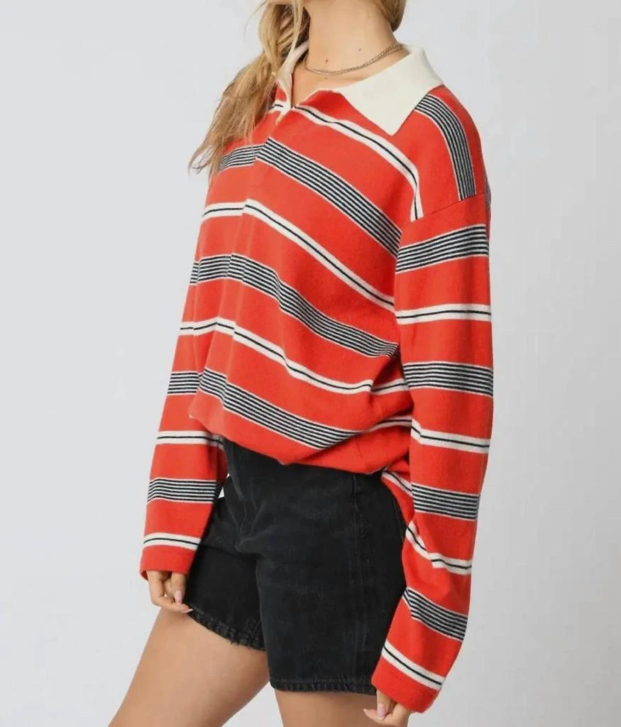 Azalea Azalea - Romy Relaxed Drape Polo 3