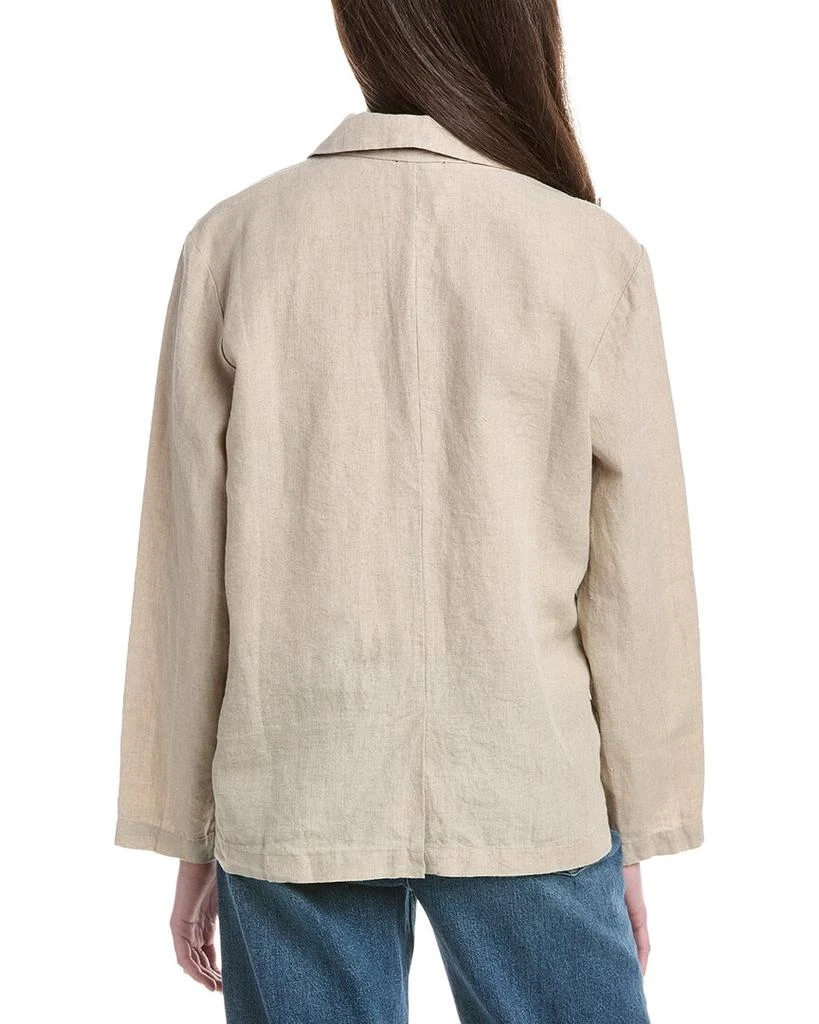 Eileen Fisher EILEEN FISHER Notch Collar Linen Blazer 2