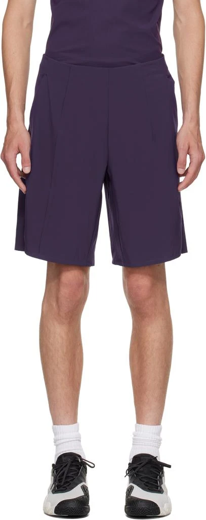 Y-3 Purple US Open Tennis Ergo Pro Shorts 1