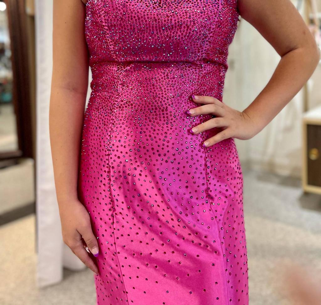 Faviana Faviana - Beaded One Shoulder Long Dress