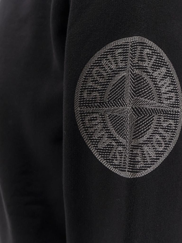 スウェット・トレーナー STONE  Cotton sweatshirt logo embroidery Stone Island Cotton sweatshirt with logo embroidery on the
