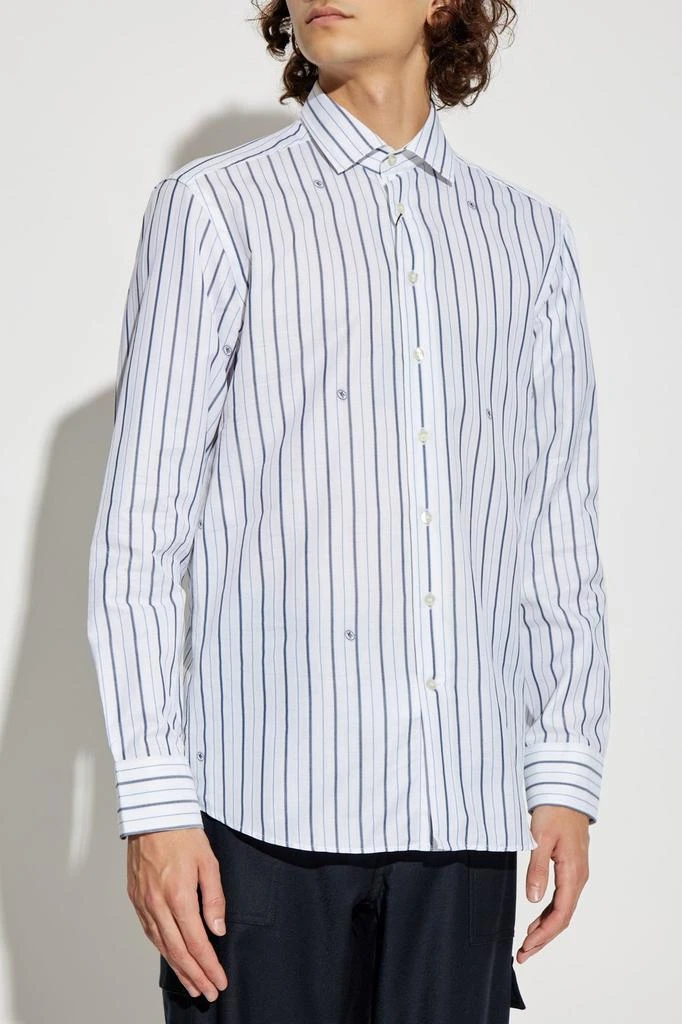 ETRO Etro Long Sleeved Striped Jacquard Shirt 2