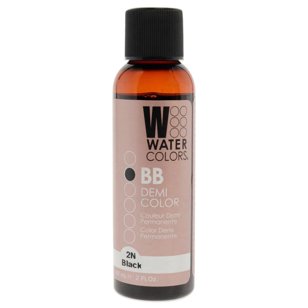 Tressa Watercolors BB Demi-Permanent Hair Color - 2N Black by  for Unisex - 2 oz Hair Color
