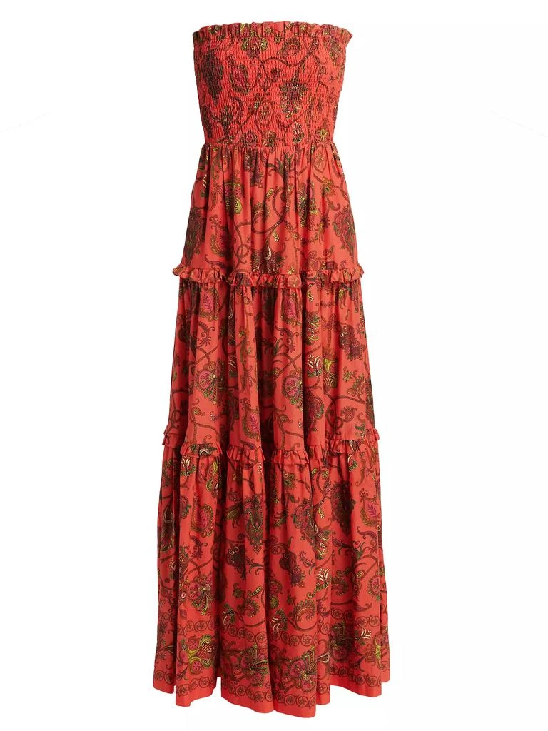 Cara Cara Tatiana Cotton Strapless Maxi Dress 1