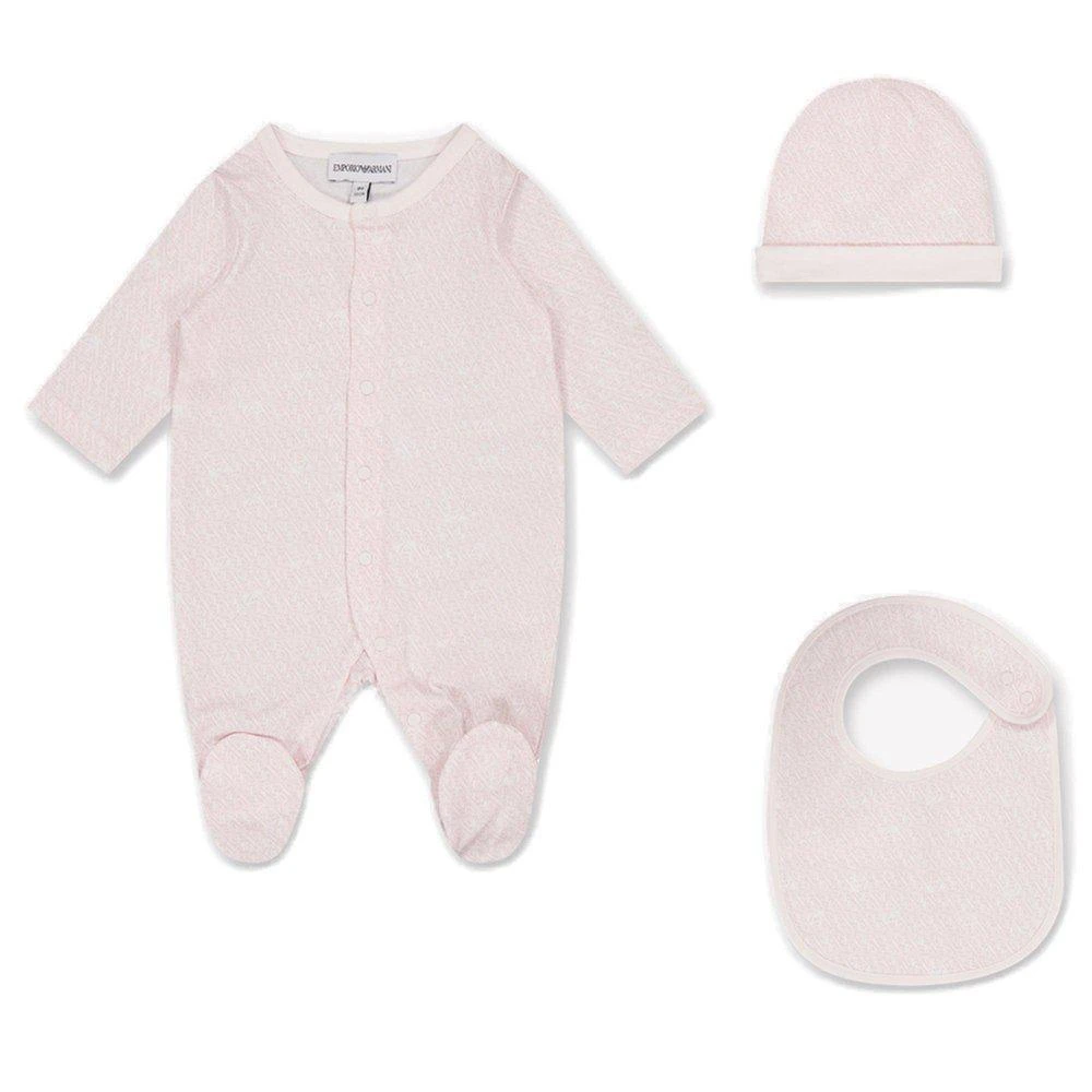 Emporio Armani Emporio Armani Kids Eagle-Printed Jersey Pajama Set