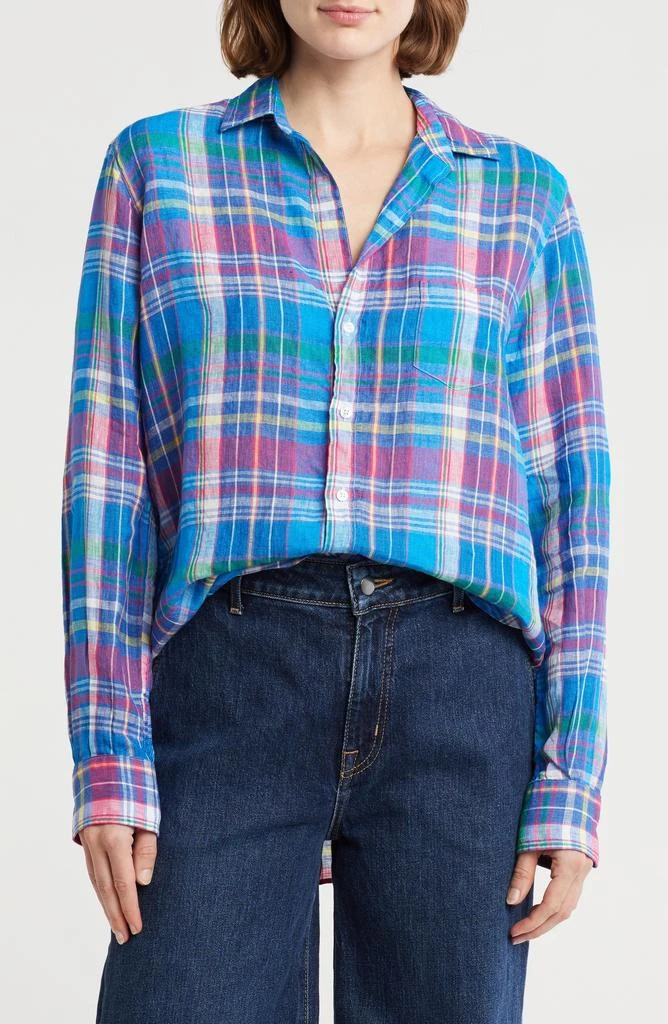 Frank & Eileen Relaxed Linen Button Up Shirt 1
