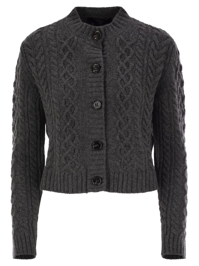 Weekend Max Mara Weekend Max Mara Buttoned Crewneck Cardigan 1