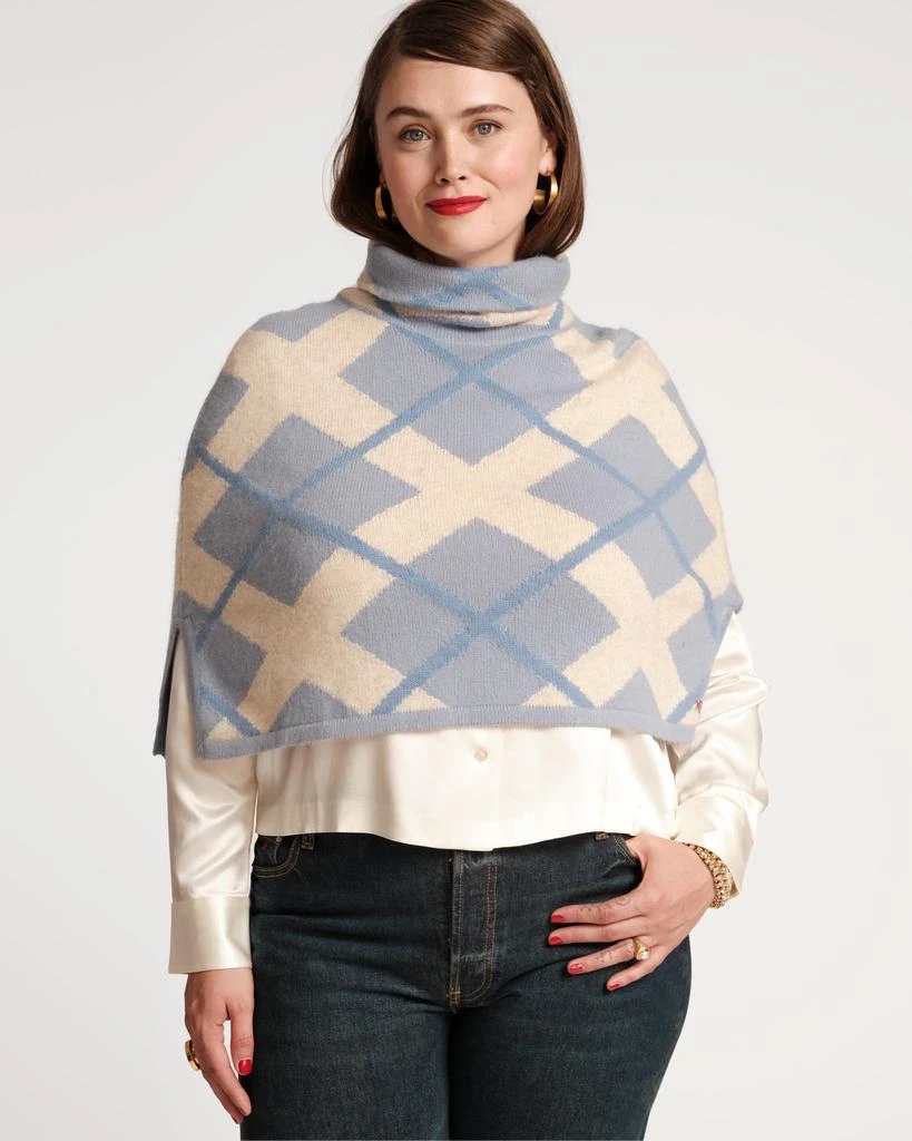 Frances Valentine Winnie Shrug Exploded Plaid 2