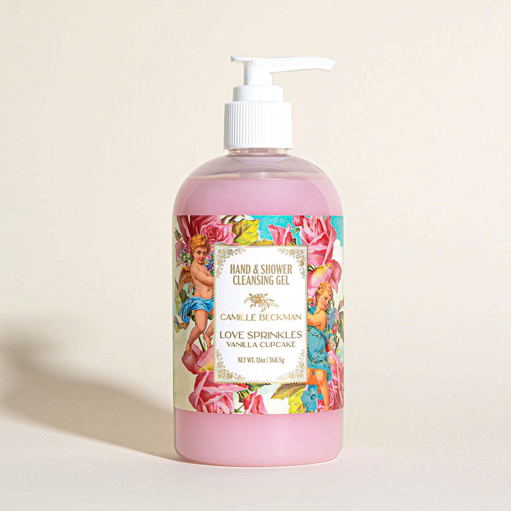 Camille Beckman Hand & Shower Cleansing Gel 13oz Love Sprinkles