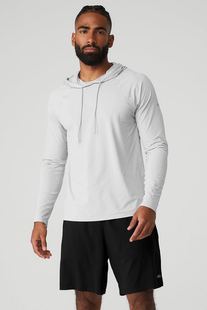 Alo Idol Hooded Runner - Titanium