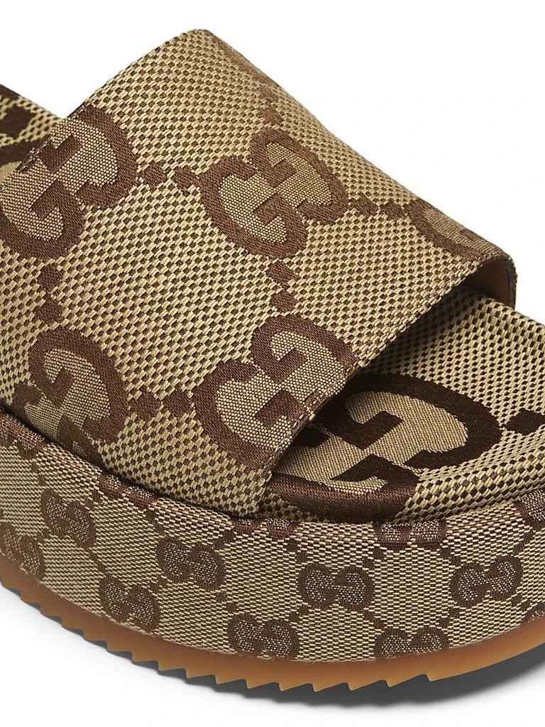 Gucci Angelina Maxi GG Slide Sandals 5