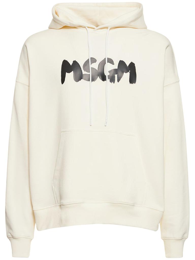 MSGM Logo-printed Drawstring Hoodie - Hoodies - Compare