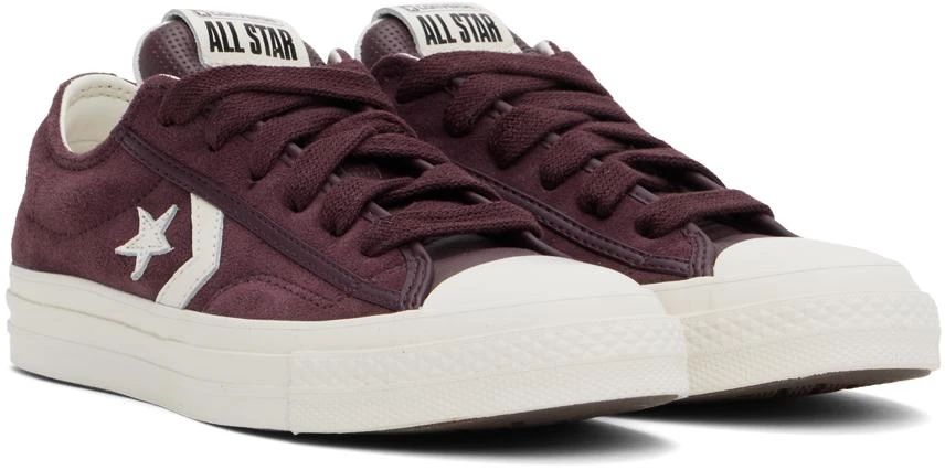 Converse Burgundy Star Player 76 Low Top Sneakers 4