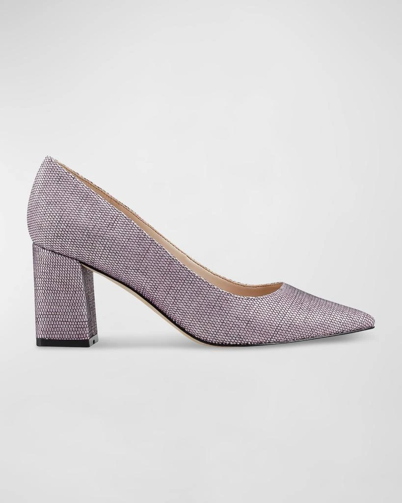 Marc Fisher Zala16 Fabric Block-Heel Pumps 1