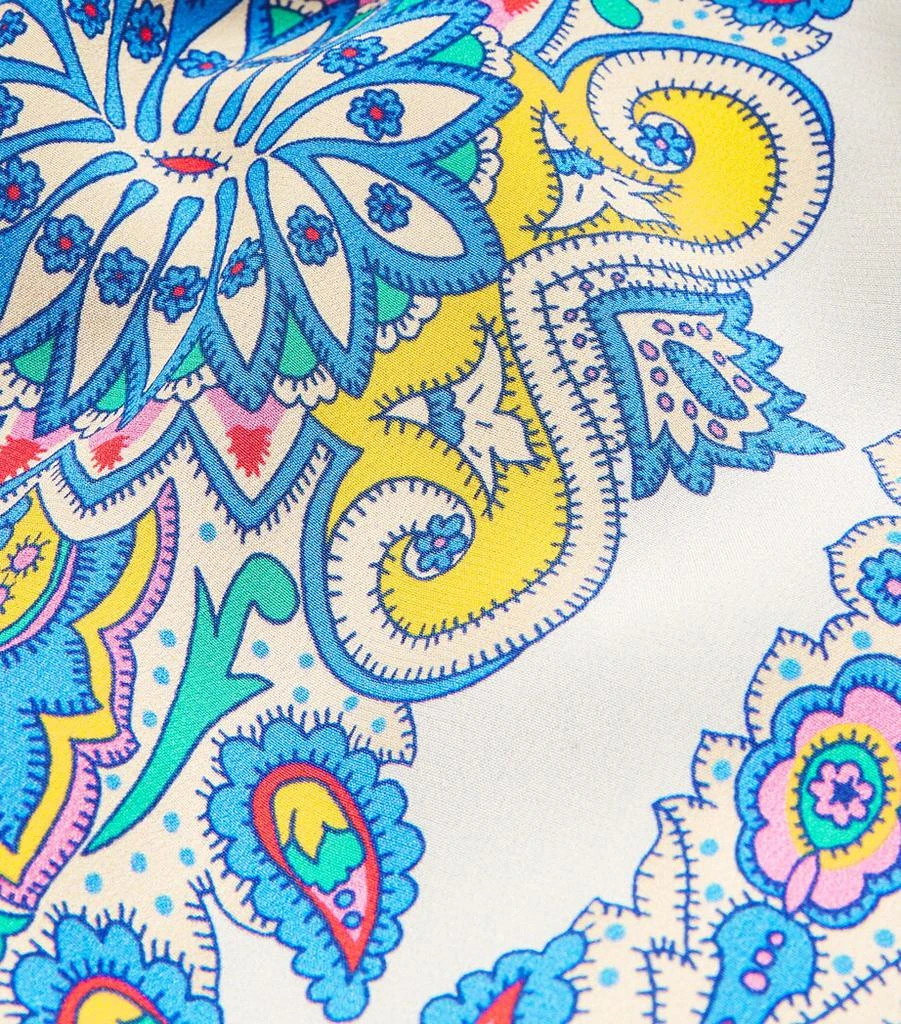 ETRO Silk Paisley Print Gown 5