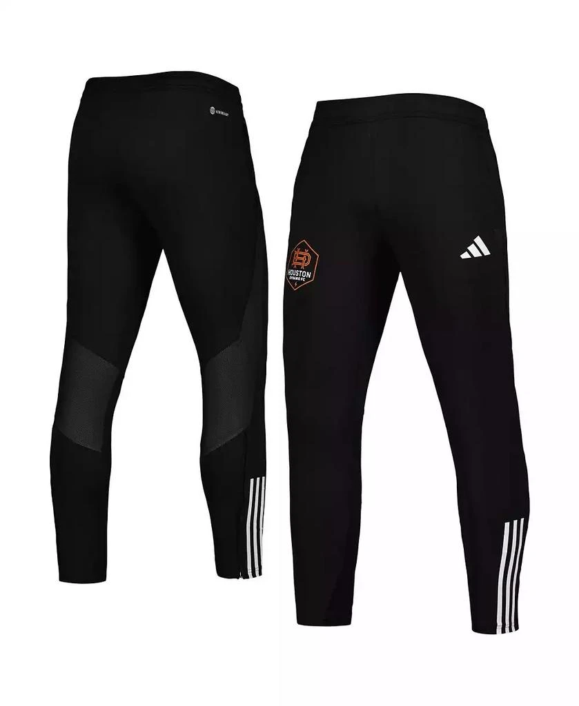 adidas Men's Black Houston Dynamo FC 2023 On-Field Team Crest AEROREADY Training Pants 1