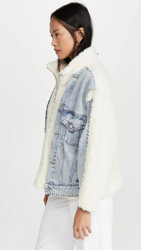 Blank Denim Bear Hug Denim Sherpa Jacket 3