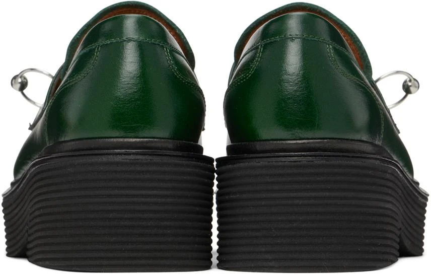 Marni Green Piercing Loafers 2