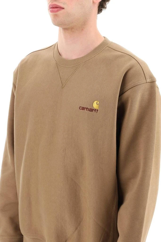 Carhartt WIP Carhartt WIP Logo Embroidered Crewneck Sweatshirt 4