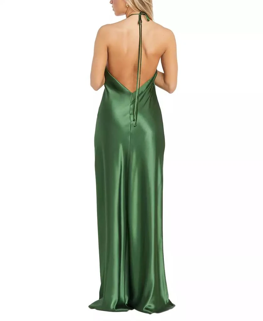 Morgan & Company Juniors' Halter-Neck Slip Dress 3