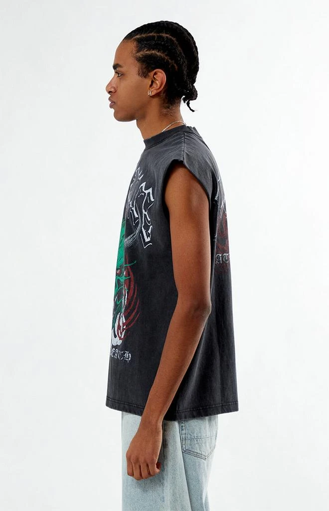 PacSun Vengeance Cut Off Muscle T-Shirt 3