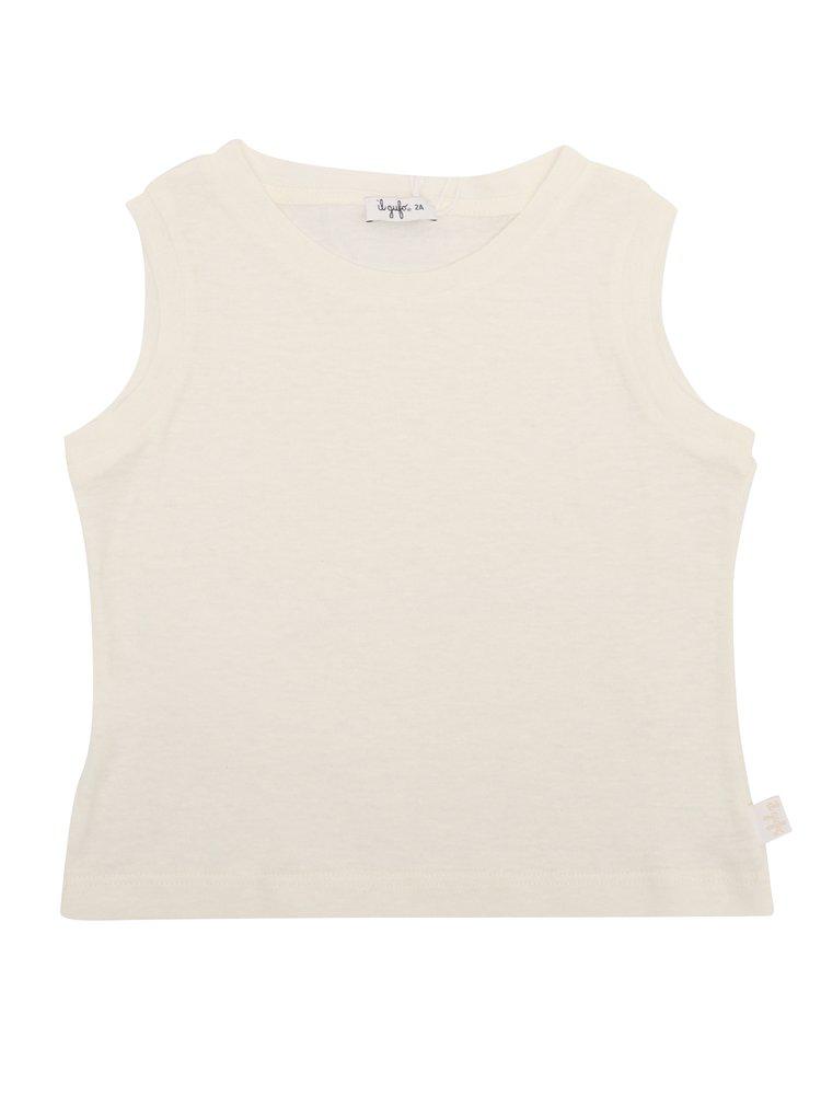 IL GUFO Il Gufo Crewneck Staight Hem Sleeveless T-Shirt