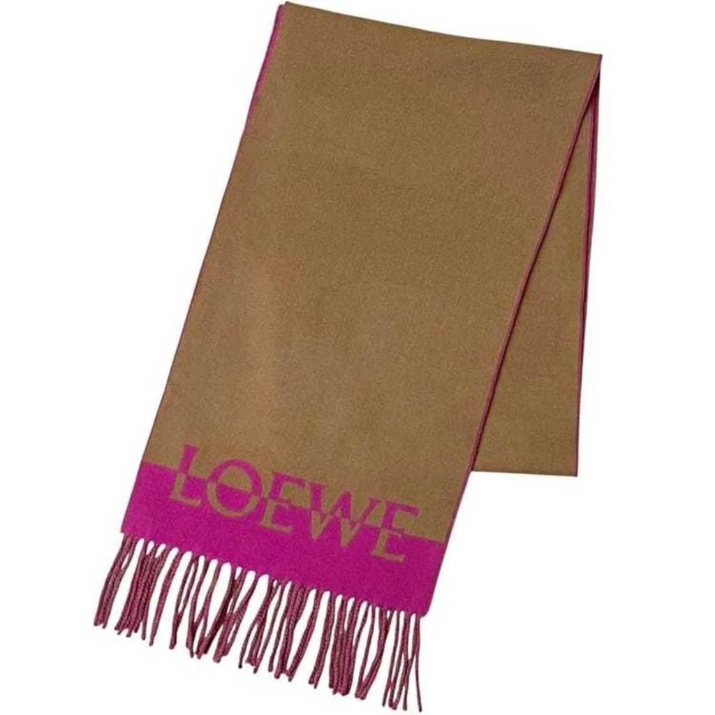 Loewe pink Wool Cashmere Stole (Pre-Owned)