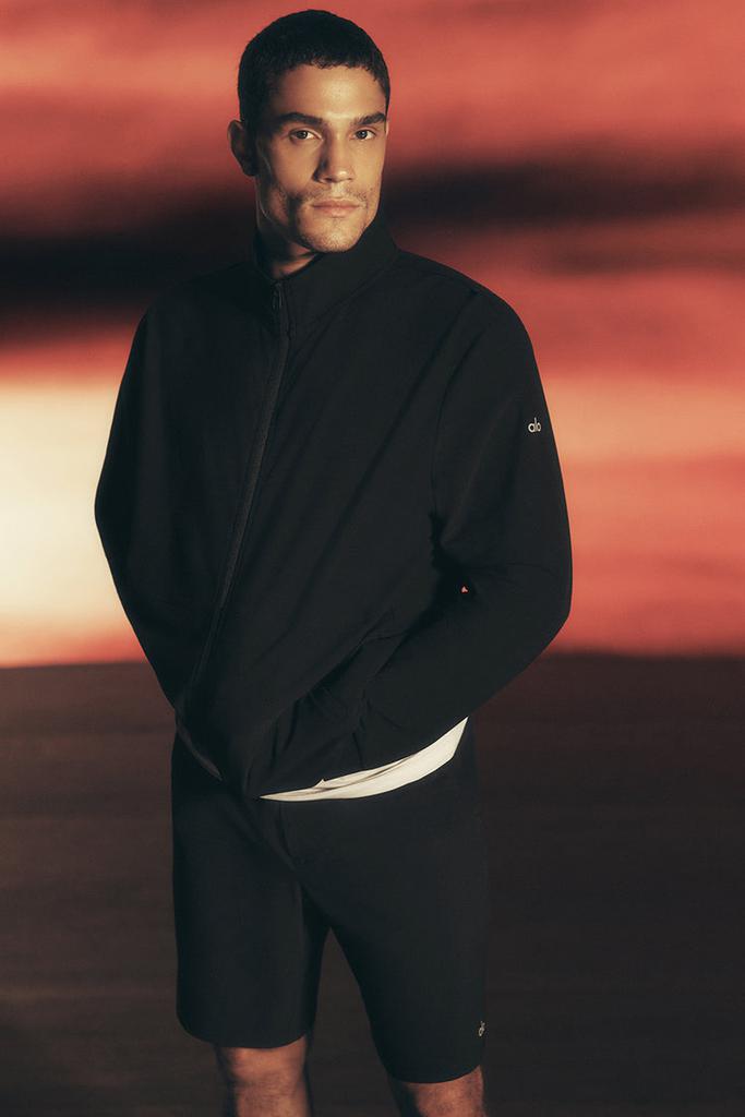 Alo Conquer Max Mock Neck Full Zip - Navy