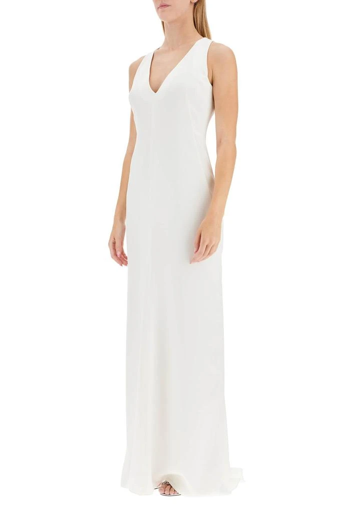 Max Mara maxi silk crãªpe de chine dress 4