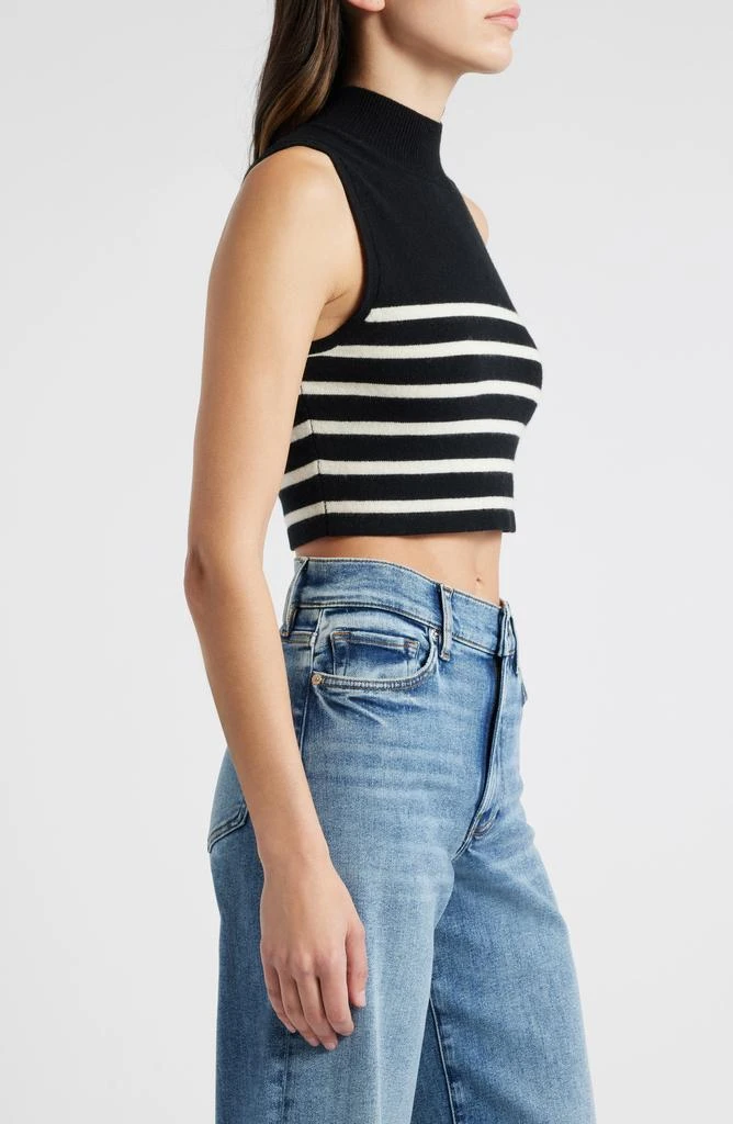 FRAME Cashmere Sleeveless Crop Sweater 3