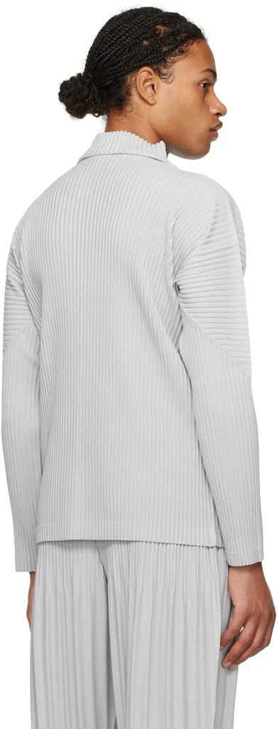 Homme Plissé Issey Miyake Gray Basics Turtleneck 3