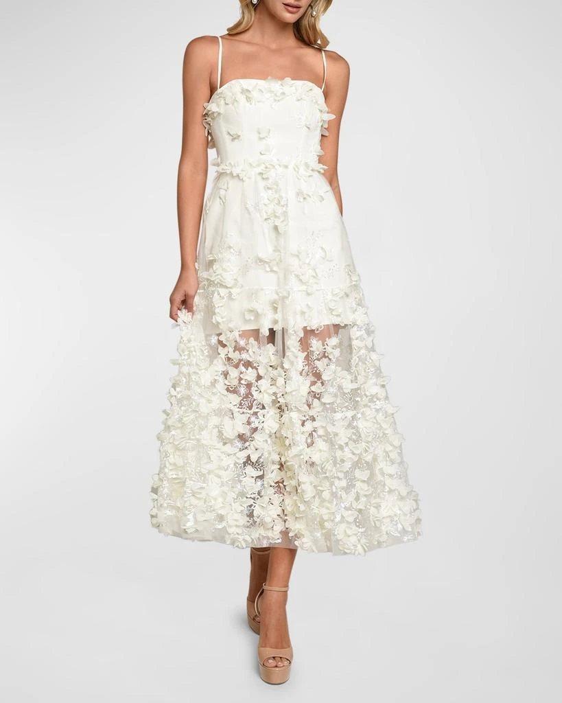 HELSI Audrey Embroidered Floral Applique Midi Dress 1