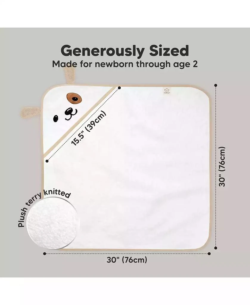 KeaBabies Cuddle Baby Hooded Towel, Baby Bath Towel, Hooded Baby Towels, Baby Beach Towel for Newborn, Kids 4