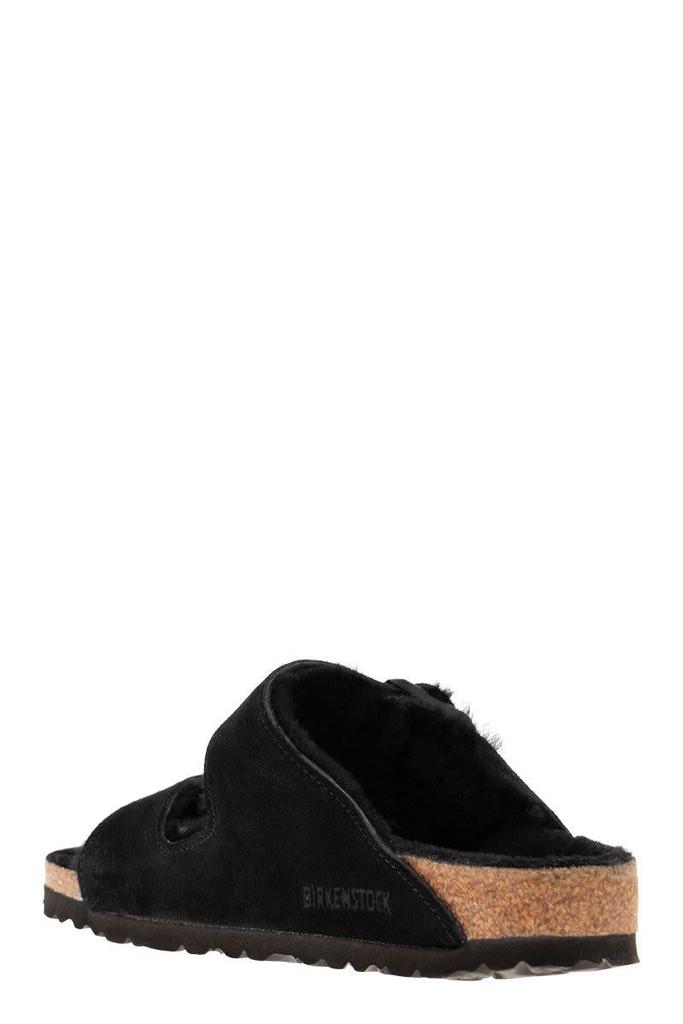 サンダル・ミュール BIRKENSTOCK ARIZONA - Suede lamb fur slipper Arizona Shearling Suede Leather Mink | BIRKENSTOCK