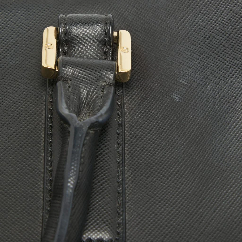Tory Burch Tory Burch Black Saffiano Leather Double Zip Robinson Tote 9