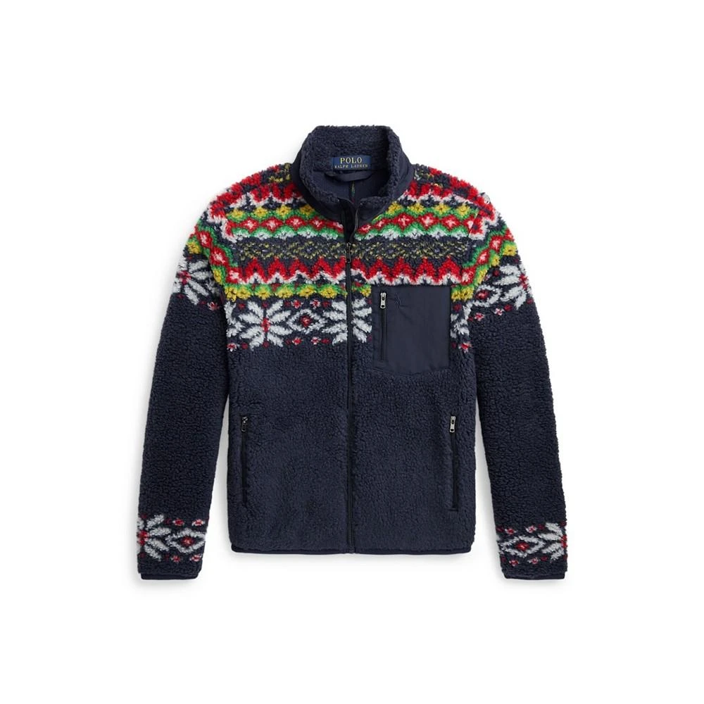 Polo Ralph Lauren Big Boys Fair Isle Teddy Fleece Jacket 1