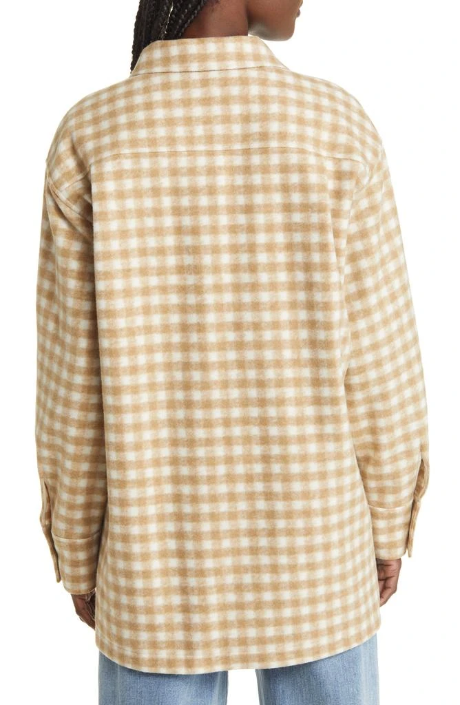 FRAME Gingham Oversize Shirt Jacket 2