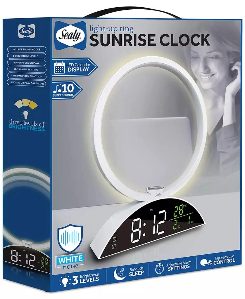 Sealy Bluetooth Wake-Up Music & Lights Alarm Clock 2