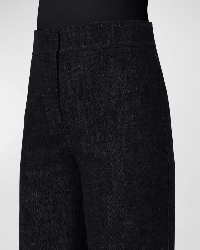 Akris Chieko Winter Denim Straight-Leg Ankle Pants 4