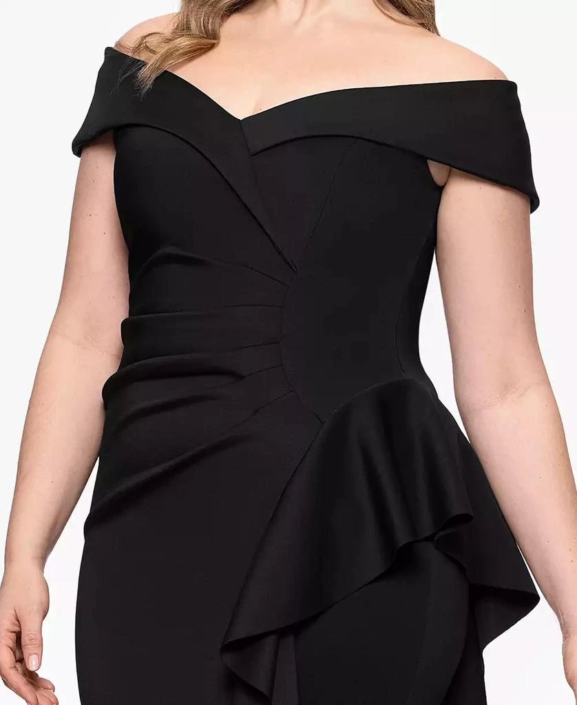 XSCAPE Plus Size Sweetheart-Neckline Sheath Dress 4