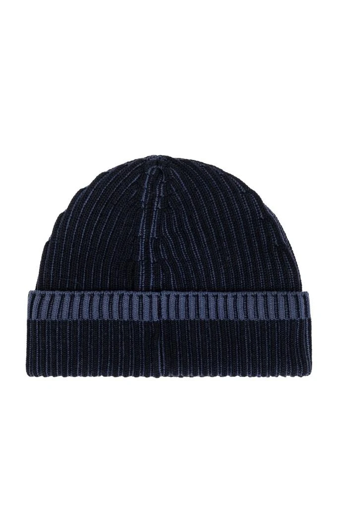 Stone Island Stone Island Logo-Patch Ribbed Beanie 2
