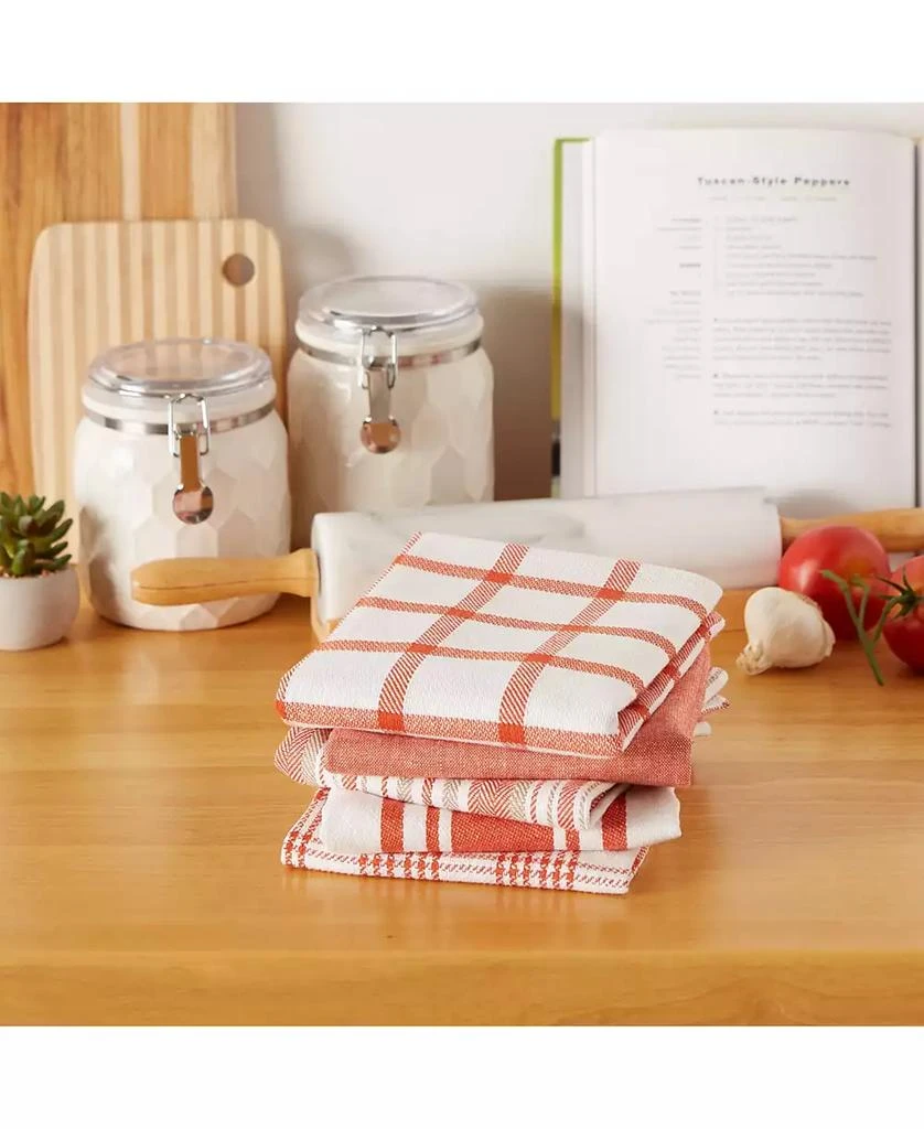 Design Imports Asst Spice Woven Dishtowels, Set of 5 9