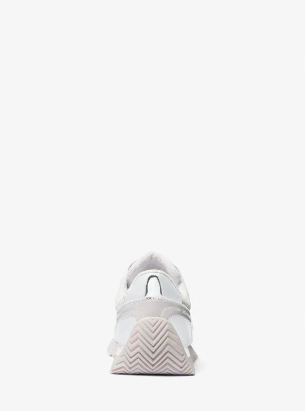 Michael Kors Byrdie Metallic Mesh Trainer 3