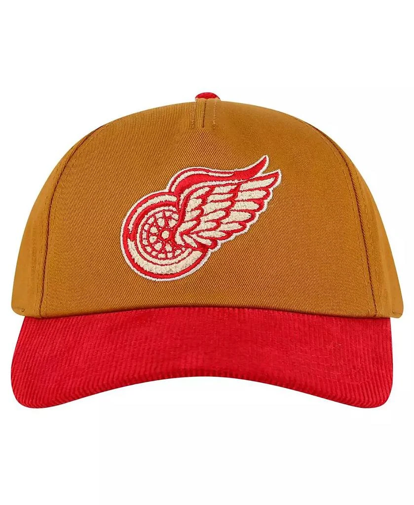 American Needle Stitched Patch Vented Adjustable Strap-on Unisex Hat Cap Red Burnett Hat – New Jersey Devils | American Needle Headwear main image 2