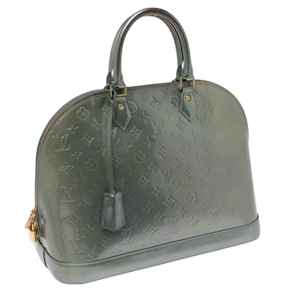 Louis Vuitton Louis Vuitton Givre Monogram Vernis Alma GM Bag 3