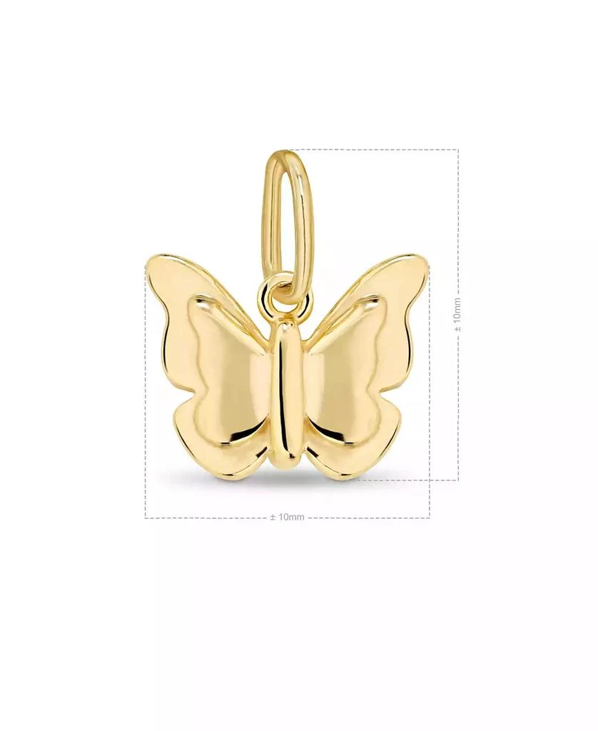 DEVATA Butterfly Pendant in 14K Gold, approx. 0.8 grams. 2